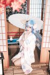 [Cosplay] 神沢永莉 蕾姆和风 [47P-218MB]