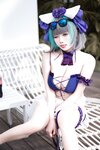 [Cosplay] 贞子蜜桃 碧蓝航线 柴郡泳装 [60P1V-1.19GB]