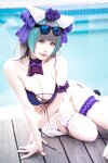[Cosplay] 贞子蜜桃 碧蓝航线 柴郡泳装 [60P1V-1.19GB]