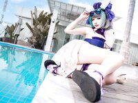[Cosplay] 贞子蜜桃 碧蓝航线 柴郡泳装 [60P1V-1.19GB]