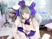 [Cosplay] 贞子蜜桃 碧蓝航线 柴郡泳装 [60P1V-1.19GB]
