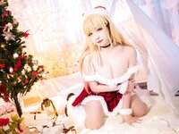 [Cosplay] 贞子蜜桃 喜多川夢海 圣诞 [70P1V-869MB]
