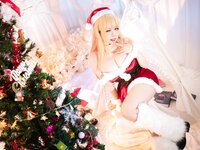 [Cosplay] 贞子蜜桃 喜多川夢海 圣诞 [70P1V-869MB]
