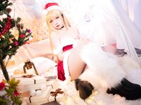 [Cosplay] 贞子蜜桃 喜多川夢海 圣诞 [70P1V-869MB]