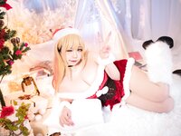 [Cosplay] 贞子蜜桃 喜多川夢海 圣诞 [70P1V-869MB]