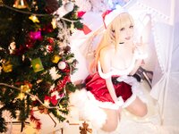[Cosplay] 贞子蜜桃 喜多川夢海 圣诞 [70P1V-869MB]