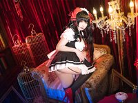 [Cosplay] 贞子蜜桃 时崎狂三女仆 [35P-12MB]