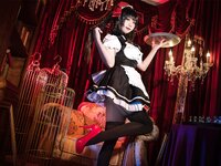 [Cosplay] 贞子蜜桃 时崎狂三女仆 [35P-12MB]