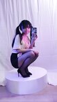 [Cosplay] 神沢永莉 双马尾黑丝班主任 [72P1V-360MB]