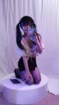[Cosplay] 神沢永莉 双马尾黑丝班主任 [72P1V-360MB]
