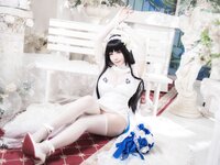 [Cosplay] 末夜787 95式婚纱 [34P-634MB]