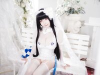 [Cosplay] 末夜787 95式婚纱 [34P-634MB]