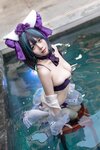 [Cosplay] 末夜787 舰长 柴郡泳装 [31P-190MB]