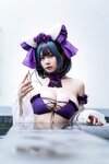 [Cosplay] 末夜787 舰长 柴郡泳装 [31P-190MB]