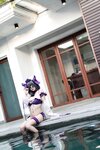 [Cosplay] 末夜787 舰长 柴郡泳装 [31P-190MB]