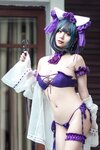 [Cosplay] 末夜787 舰长 柴郡泳装 [31P-190MB]