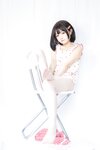 [Cosplay] 神沢永莉 粉色格子裙 [19P-162MB]