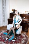 [Cosplay] 二佐Nisa 蔚蓝档案 一之濑明日奈 礼服 [28P-469MB]
