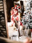[Cosplay] 仙女月 红色圣诞兔 [32P-840MB]
