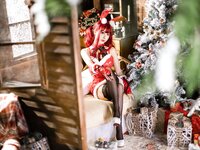 [Cosplay] 仙女月 红色圣诞兔 [32P-840MB]