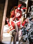 [Cosplay] 仙女月 红色圣诞兔 [32P-840MB]