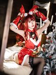[Cosplay] 仙女月 红色圣诞兔 [32P-840MB]