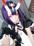 [Cosplay] 贞子蜜桃 酒吞童子 女仆 [20P-118MB]