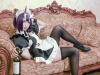 [Cosplay] 贞子蜜桃 酒吞童子 女仆 [20P-118MB]