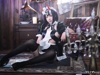 [Cosplay] 小容仔咕咕咕w 酒吞童子女仆 [46P1V-308MB]