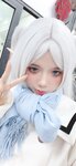 [Cosplay] PoppaChan - Frieren Winter 芙莉莲·黑丝短靴冬装 +S