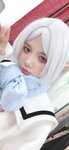 [Cosplay] PoppaChan - Frieren Winter 芙莉莲·黑丝短靴冬装 +S