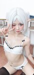 [Cosplay] PoppaChan - Frieren Winter 芙莉莲·黑丝短靴冬装 +S
