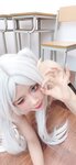 [Cosplay] PoppaChan - Frieren Winter 芙莉莲·黑丝短靴冬装 +S