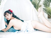 [JVID] 吳紫欣 - 戀愛感爆棚的野餐約會－紫欣❤️女友洋裝的肩帶滑下來了????那乾脆就別穿了吧????