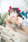 [JVID] 吳紫欣 - 戀愛感爆棚的野餐約會－紫欣❤️女友洋裝的肩帶滑下來了????那乾脆就別穿了吧????