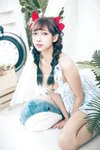 [JVID] 吳紫欣 - 戀愛感爆棚的野餐約會－紫欣❤️女友洋裝的肩帶滑下來了????那乾脆就別穿了吧????