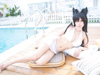 [Cosplay] 三無人型 碧蓝航线-爱宕泳装 [30P-239MB]