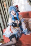 [Cosplay] 雪晴Astra 原神 甘雨女仆 [31P1V-763MB]