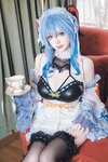 [Cosplay] 雪晴Astra 原神 甘雨女仆 [31P1V-763MB]