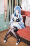 [Cosplay] 雪晴Astra 原神 甘雨女仆 [31P1V-763MB]