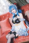 [Cosplay] 雪晴Astra 原神 甘雨女仆 [31P1V-763MB]