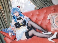 [Cosplay] 雪晴Astra 原神 甘雨女仆 [31P1V-763MB]