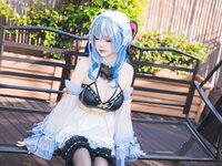[Cosplay] 雪晴Astra 原神 甘雨女仆 [31P1V-763MB]