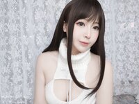 [Cosplay] 小容仔咕咕咕w 女友向 纯白毛衣 [21P1V-229MB]