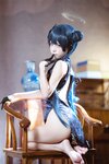 [Cosplay] 三無人型 碧蓝档案 妃咲旗袍 [42P-407MB]