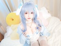 [Cosplay] 神楽坂真冬 原神 甘雨降临 [75P2V-816MB]