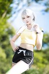[Cosplay] 瓜希酱 灵笼 白月魁运动服 [15P-50MB]