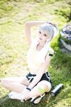 [Cosplay] 瓜希酱 灵笼 白月魁运动服 [15P-50MB]
