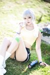 [Cosplay] 瓜希酱 灵笼 白月魁运动服 [15P-50MB]