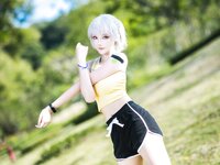 [Cosplay] 瓜希酱 灵笼 白月魁运动服 [15P-50MB]
